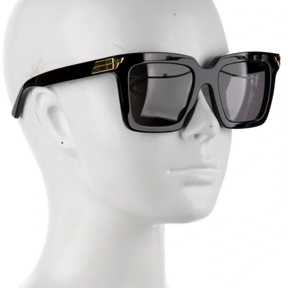 NWT Bottega Veneta sunglasses with case BOTTEGA VENETA EYEWEAR New Knot aviator-style acetate and  main image 3